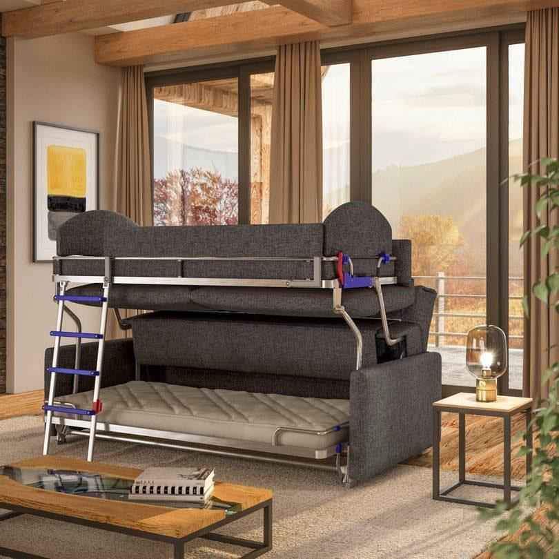 Luonto Elevate Ambiente Modern Furniture, Pull Out Bunk Bed Couch