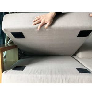 couch cushion sliding velcro