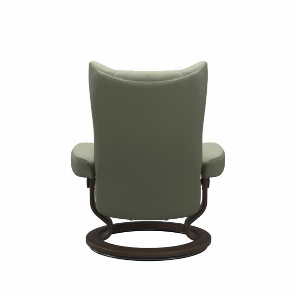 Stressless Wing Recliner & Ottoman - Classic Base - Image 3
