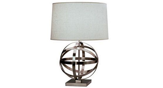 Metal Sphere Table Lamp Clearance 51, Rondure Metal Sphere Floor Lamp