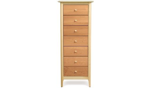 Copeland Sarah 7 Drawer Chest In Maple Cherry Ambiente Modern