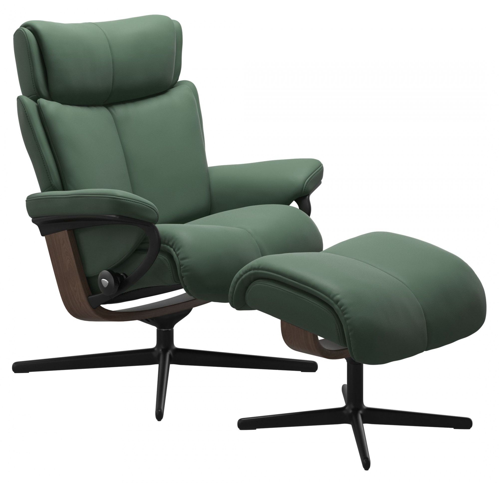 Stressless Magic Recliner Ottoman Signature Cross Base