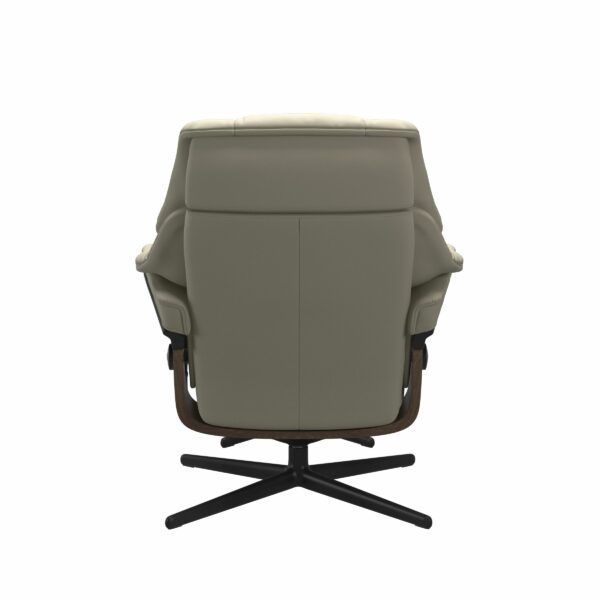 Stressless Reno Recliner & Ottoman - Signature & Cross Base - Image 8