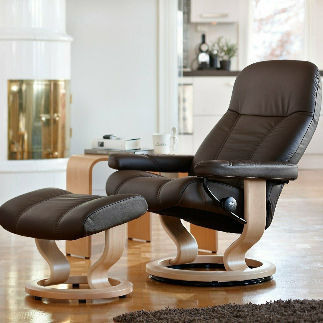 Stressless consul classic cheap recliner & ottoman