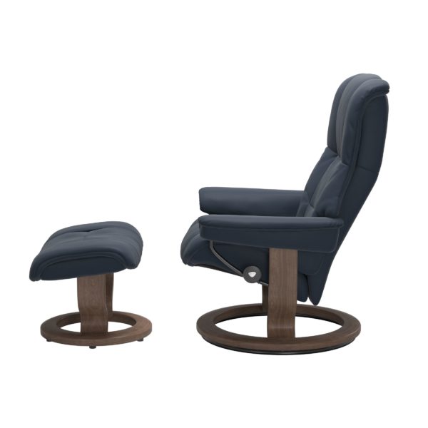 Stressless Mayfair Recliner & Ottoman - Classic Base - Image 2