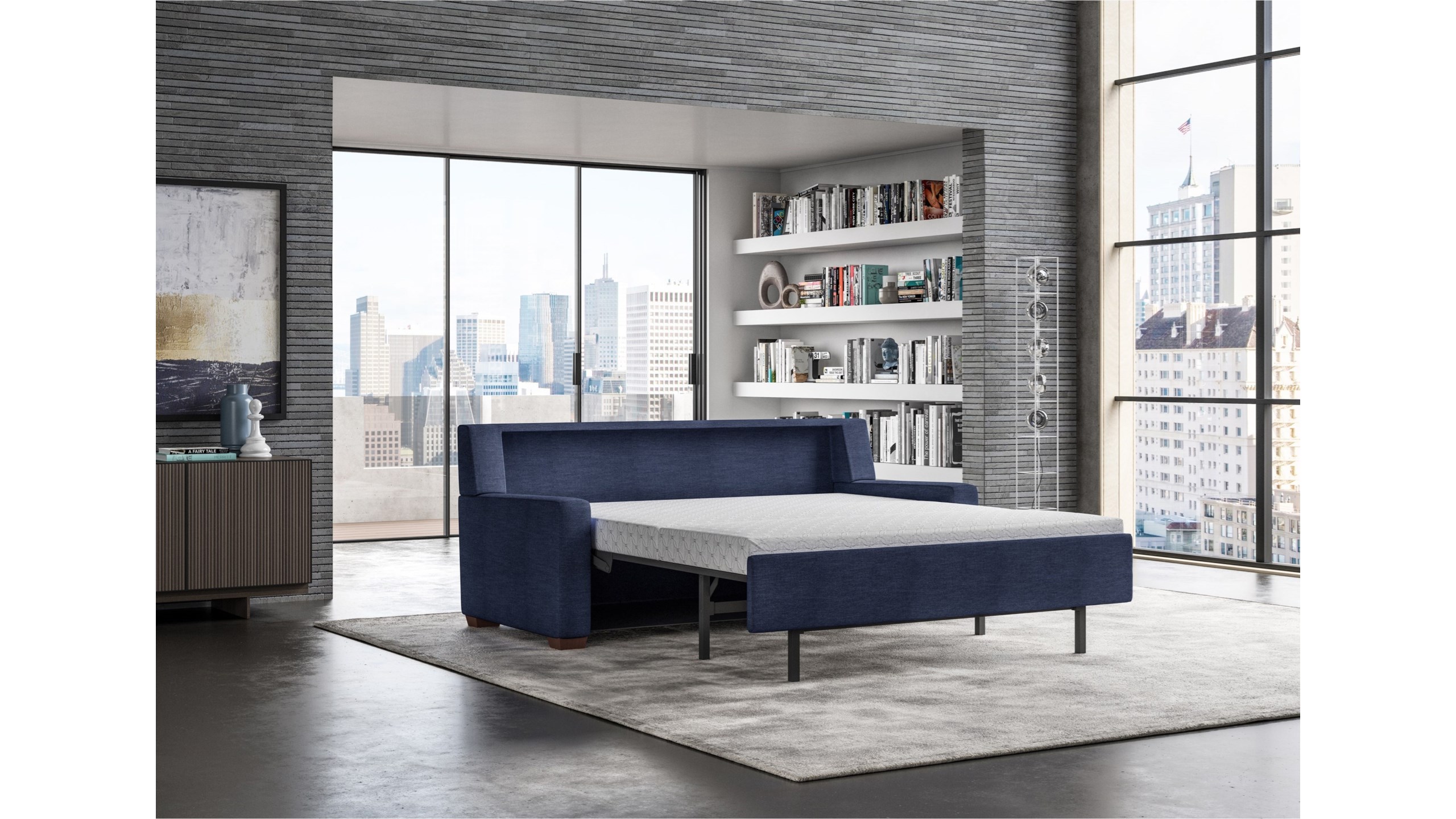 American Leather Lyons Comfort Sleeper Ambiente Modern Furniture