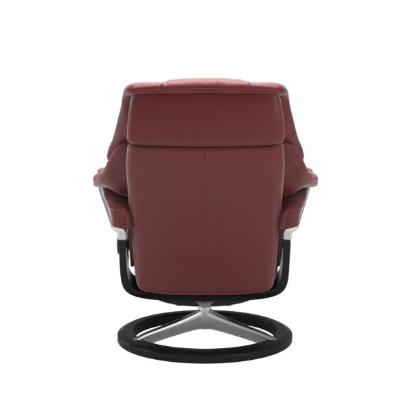 Stressless Reno Recliner & Ottoman - Signature & Cross Base - Image 3