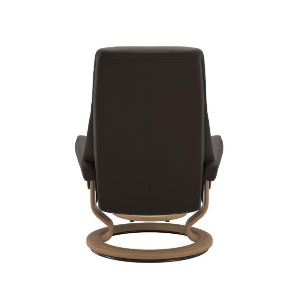 Stressless View Recliner & Ottoman - Classic Base - Image 3