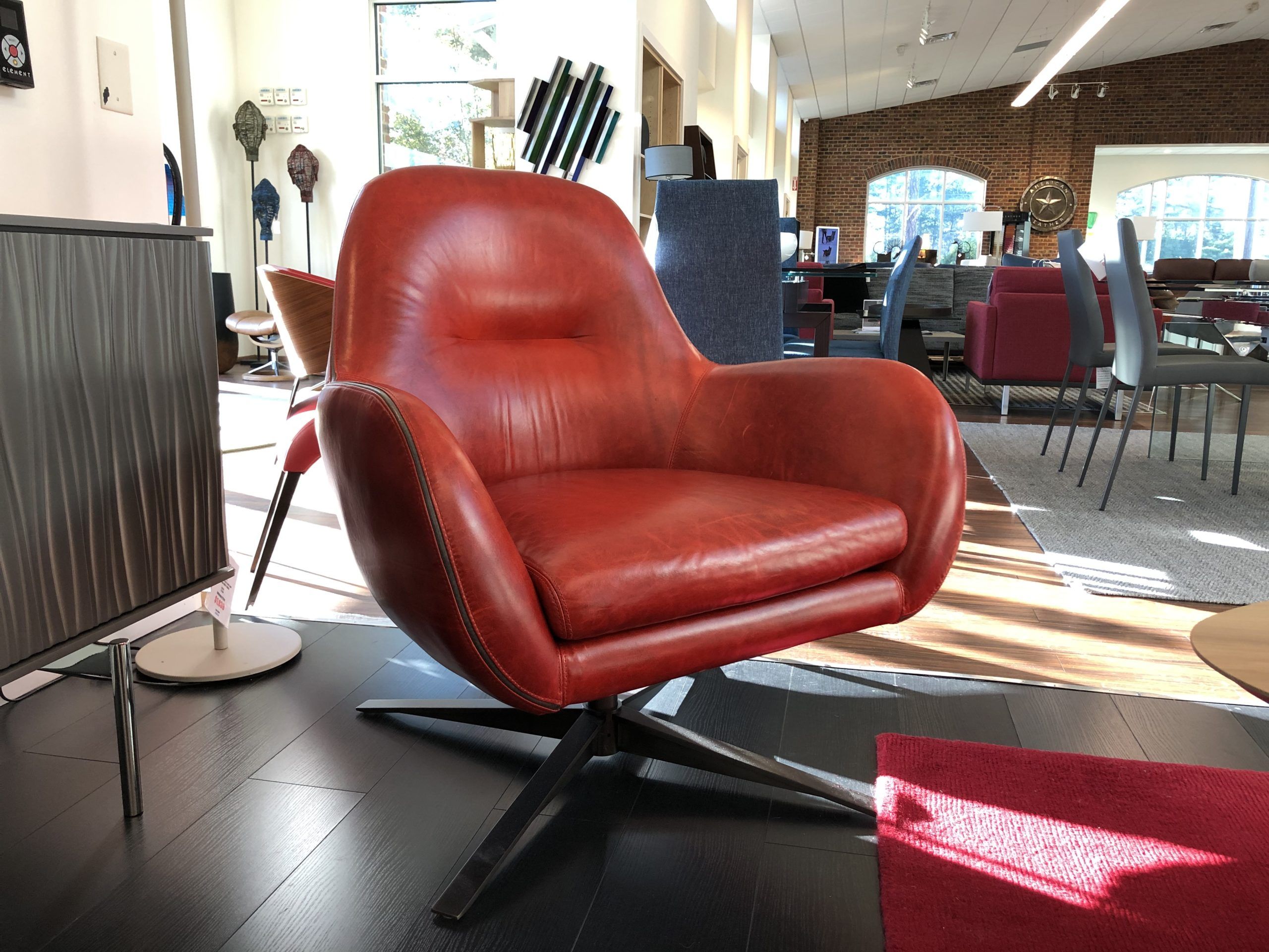 American Leather Arno Chair Raleigh Store Ambiente Modern