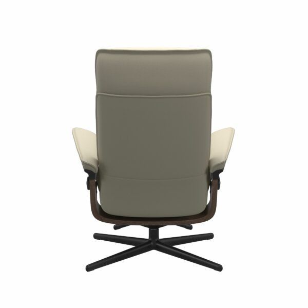 Stressless Admiral Recliner & Ottoman - Signature & Cross Base - Image 7