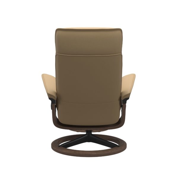 Stressless Admiral Recliner & Ottoman - Signature & Cross Base - Image 3