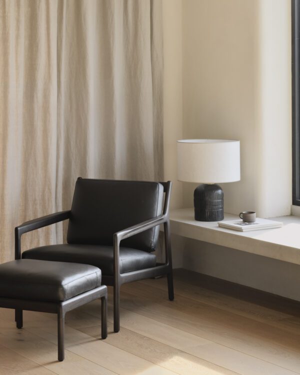 Ethnicraft Jack Lounge Chair & Footstool - Image 19