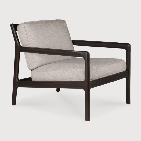 Ethnicraft Jack Lounge Chair & Footstool - Image 6