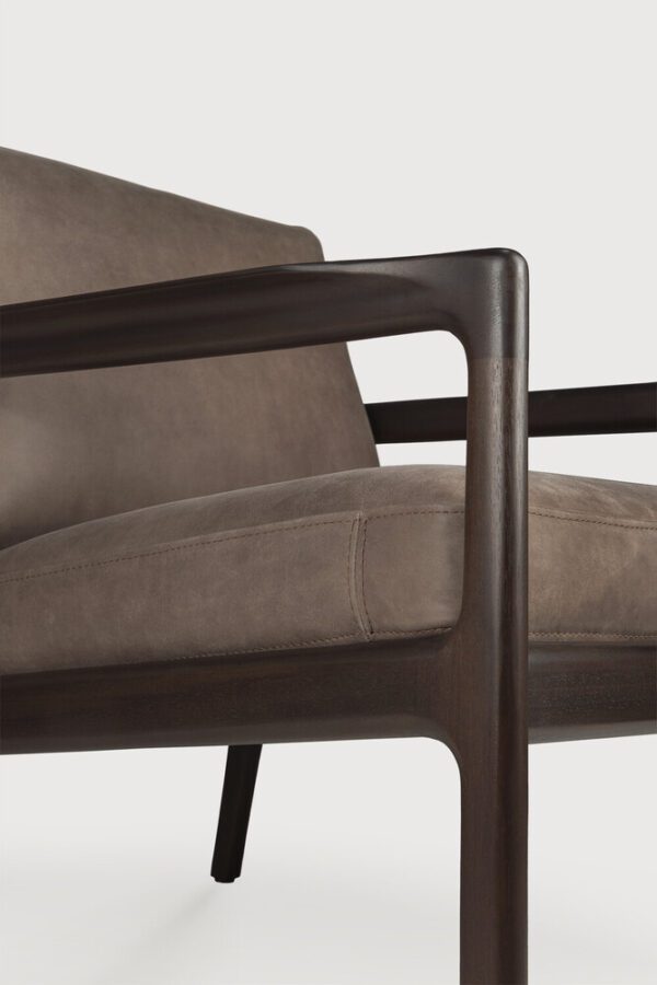 Ethnicraft Jack Lounge Chair & Footstool - Image 12