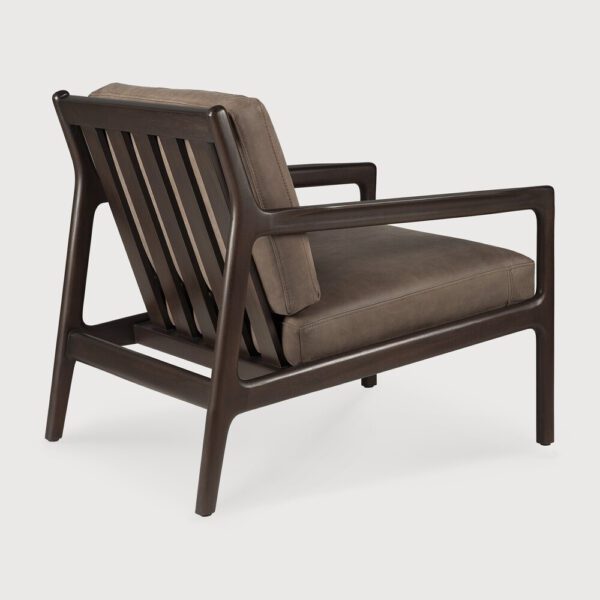 Ethnicraft Jack Lounge Chair & Footstool - Image 9
